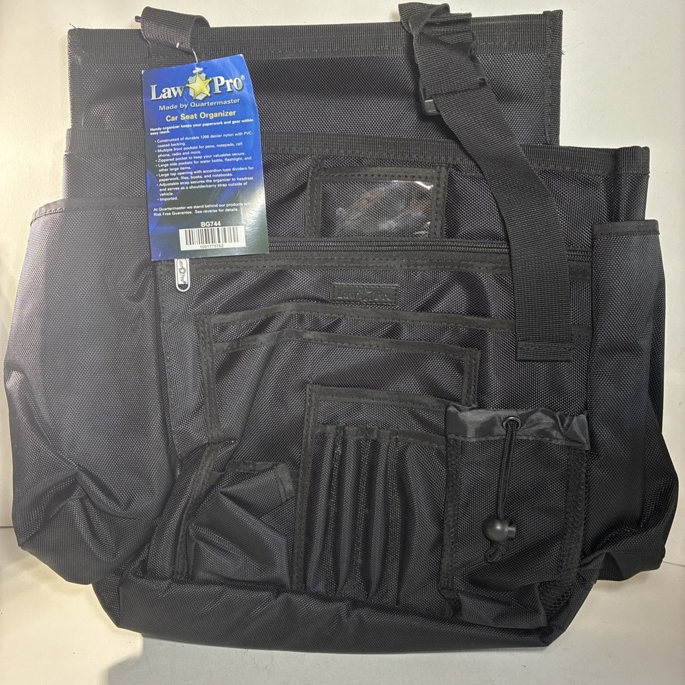 LawPro BG 744 Adjustable Car Seat Organizer
